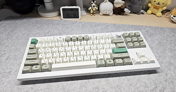 입문자를 위한 기계식 키보드 추천 키크론 V3 MAX 쉘 화이트